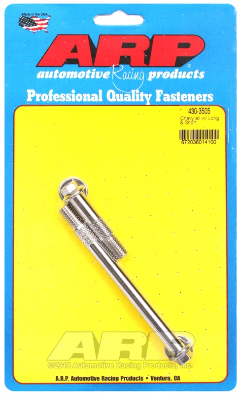 430-3505 – ARP Starter Bolt, For Use With Chevy With Long and Short Bolt Starter 1.880 Inch/ 4.450 Inch Under Head Le...